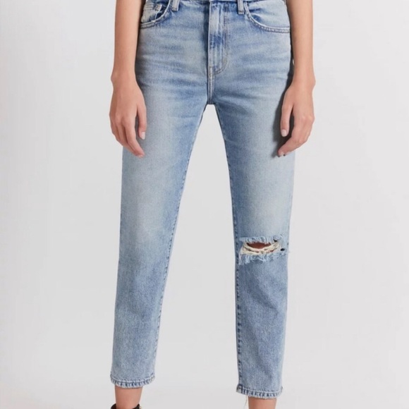 SOLD! ๐ NWT Current/Elliott THE VINTAGE CROPPED SLIM JEAN - Picture 3 of 12